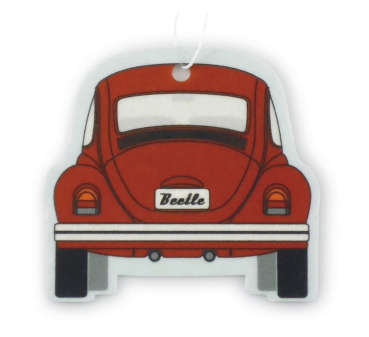 Preview: VW Käfer 1200 1300 1500 1302 1600 Lufterfrischer Auto Duftbaum Wunderbaum Auto VW KÄFER LUFTERFRISCHER - Melone/rot